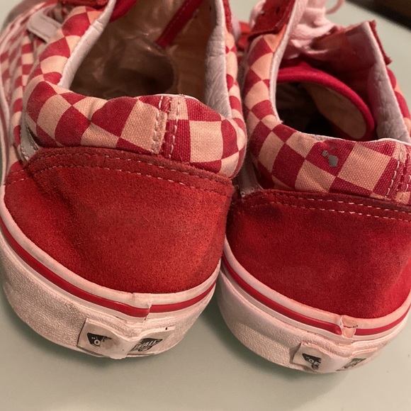 Red checkered Vans sneakers - Picture 6 of 6